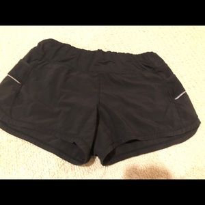 Athleta black running shorts size small